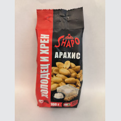 Арахис "SHAPO" со вкусом холодца и хрена 20шт*100г (только для сотрудников)